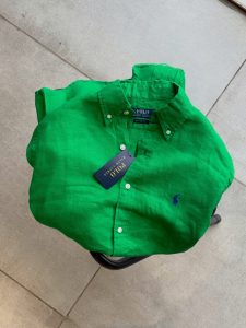 Premium Rayon Rimi Cotton Full Sleeve Shirt – Green