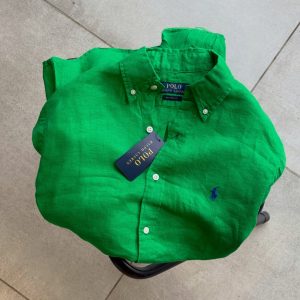 Premium Rayon Rimi Cotton Full Sleeve Shirt – Green